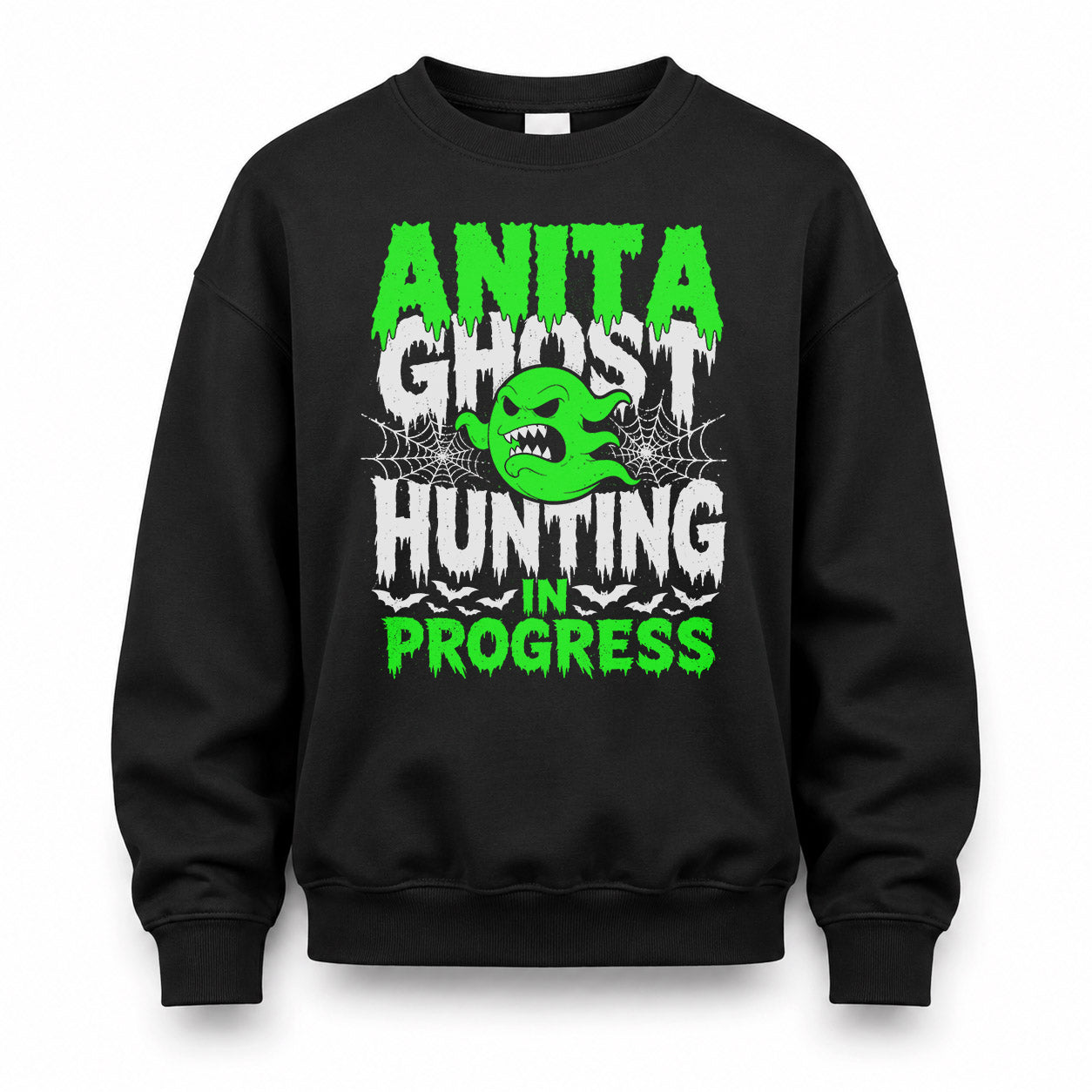 ANITA HW22-K06-109 - NAME Ghost Hunting In Progress Personalized Halloween Shirt