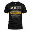 ANNETTE TM90-K04-125 - NAME Legendary Know-It-All Personalized Funny Shirt