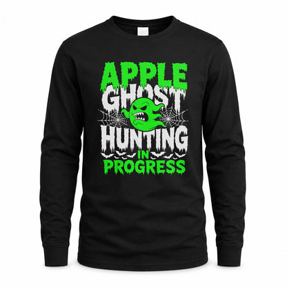 APPLE HW22-K06-109 - NAME Ghost Hunting In Progress Personalized Halloween Shirt