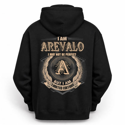 AREVALO PH55-T25-Personalized Name Quote Apparel “I Am NAME May Not Be Perfect But I Am Limited Edition”