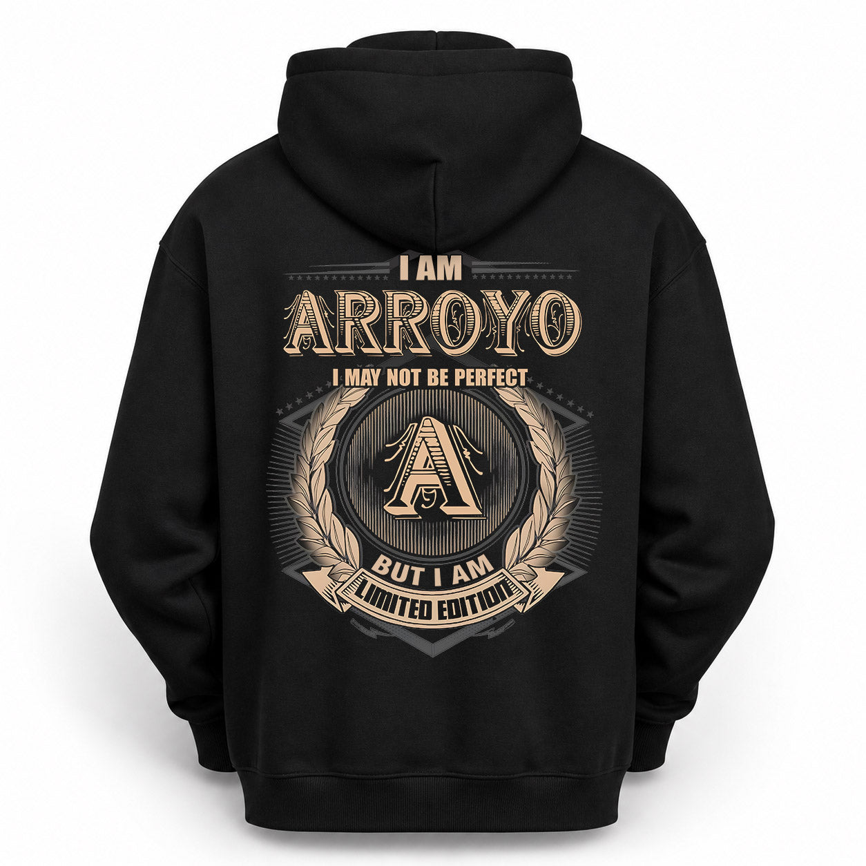 ARROYO PH55-T25-Personalized Name Quote Apparel “I Am NAME May Not Be Perfect But I Am Limited Edition”