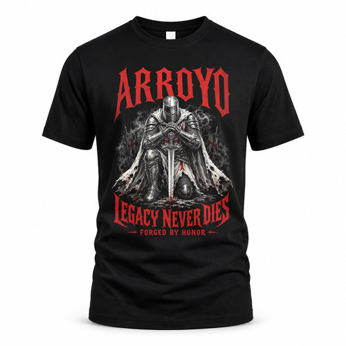 ARROYO HS90-K04-109 - NAME Legacy Never Dies Forged By Honor Personalized Knight