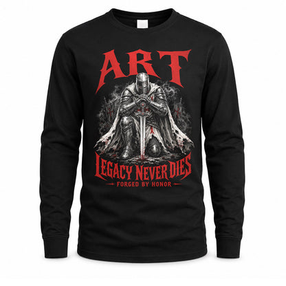 ART HS90-K04-109 - NAME Legacy Never Dies Forged By Honor Personalized Knight