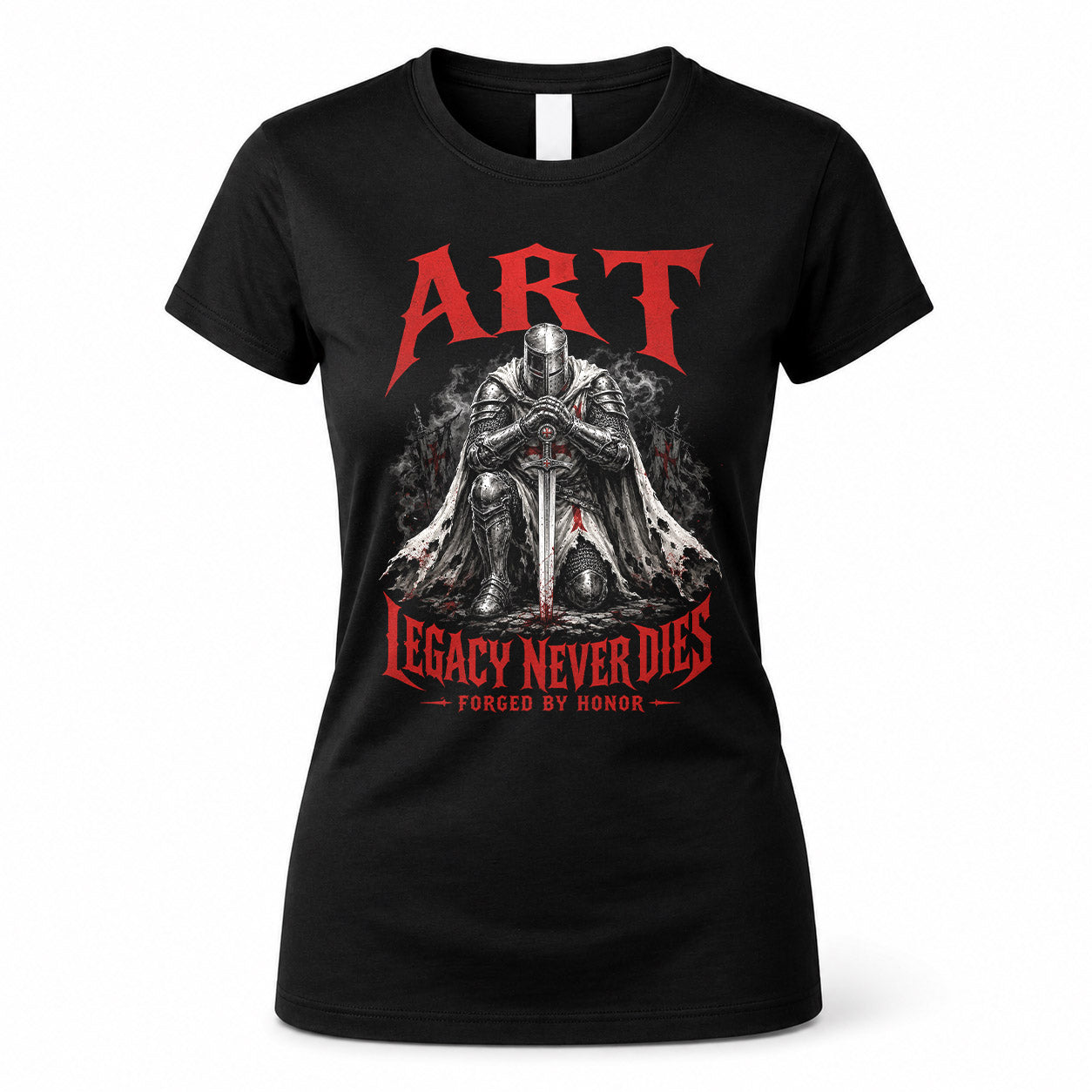 ART HS90-K04-109 - NAME Legacy Never Dies Forged By Honor Personalized Knight