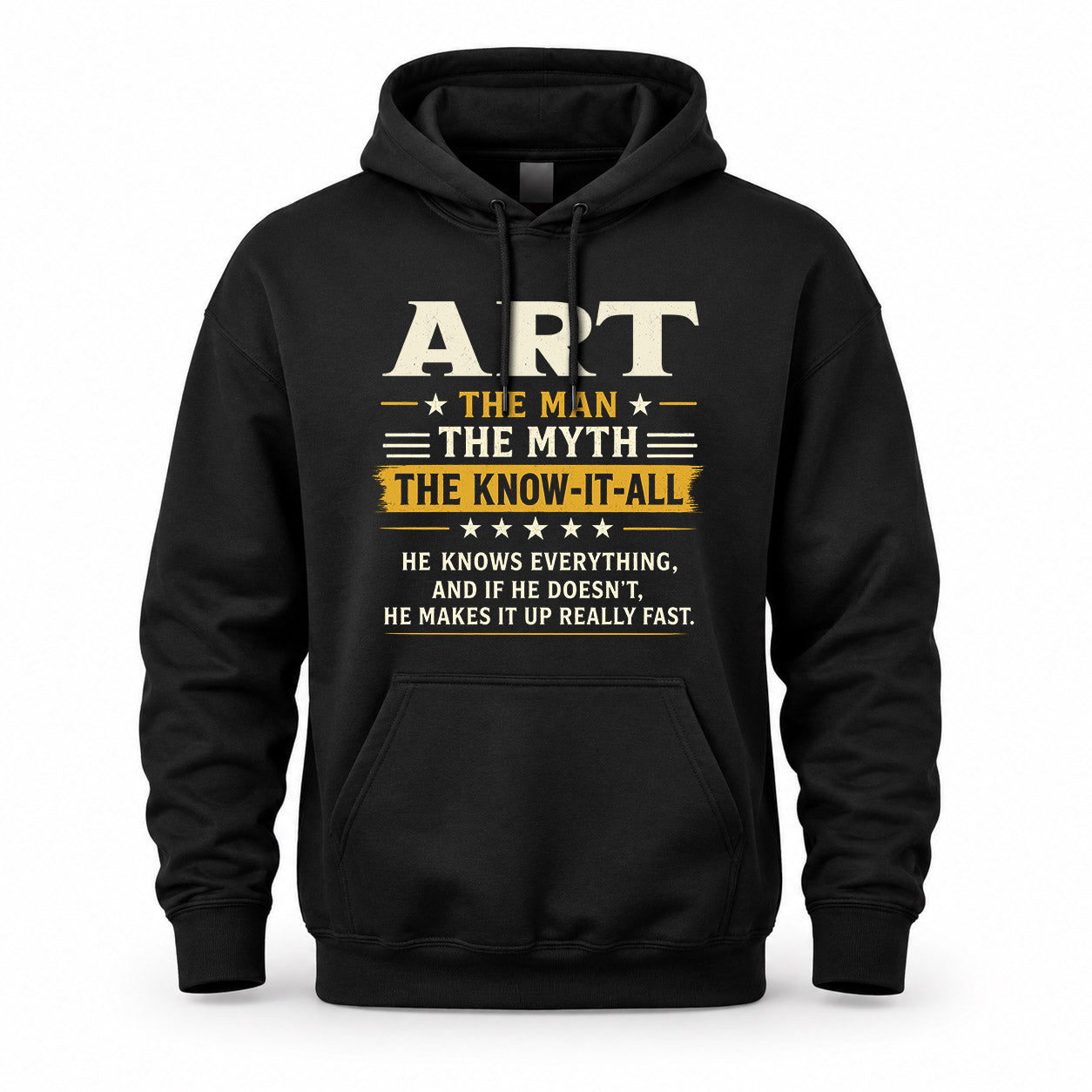ART TM90-K04-125 - NAME Legendary Know-It-All Personalized Funny Shirt