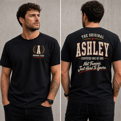 ASHLEY W68-F2-168 – Personalized Original Issue Apparel “The Original NAME Certified One-of-One"