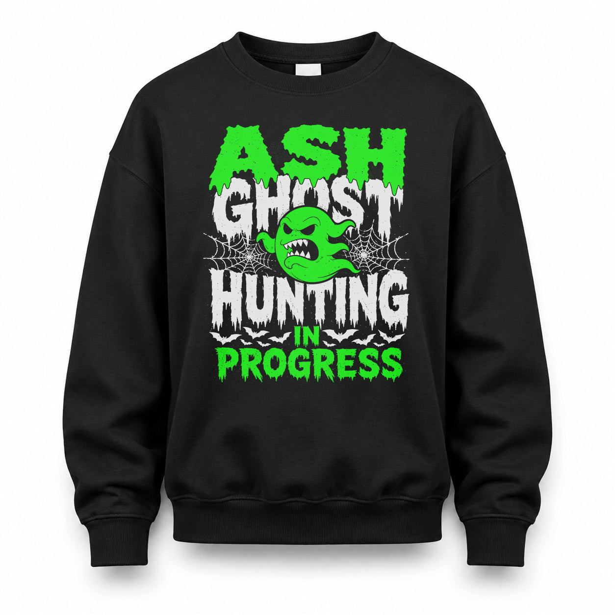 ASH HW22-K06-109 - NAME Ghost Hunting In Progress Personalized Halloween Shirt