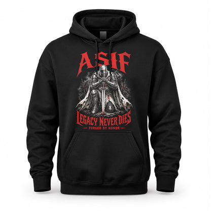 ASIF HS90-K04-109 - NAME Legacy Never Dies Forged By Honor Personalized Knight