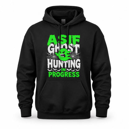 ASIF HW22-K06-109 - NAME Ghost Hunting In Progress Personalized Halloween Shirt