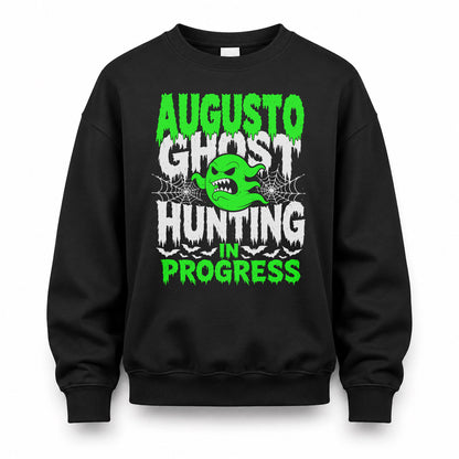 AUGUSTO HW22-K06-109 - NAME Ghost Hunting In Progress Personalized Halloween Shirt