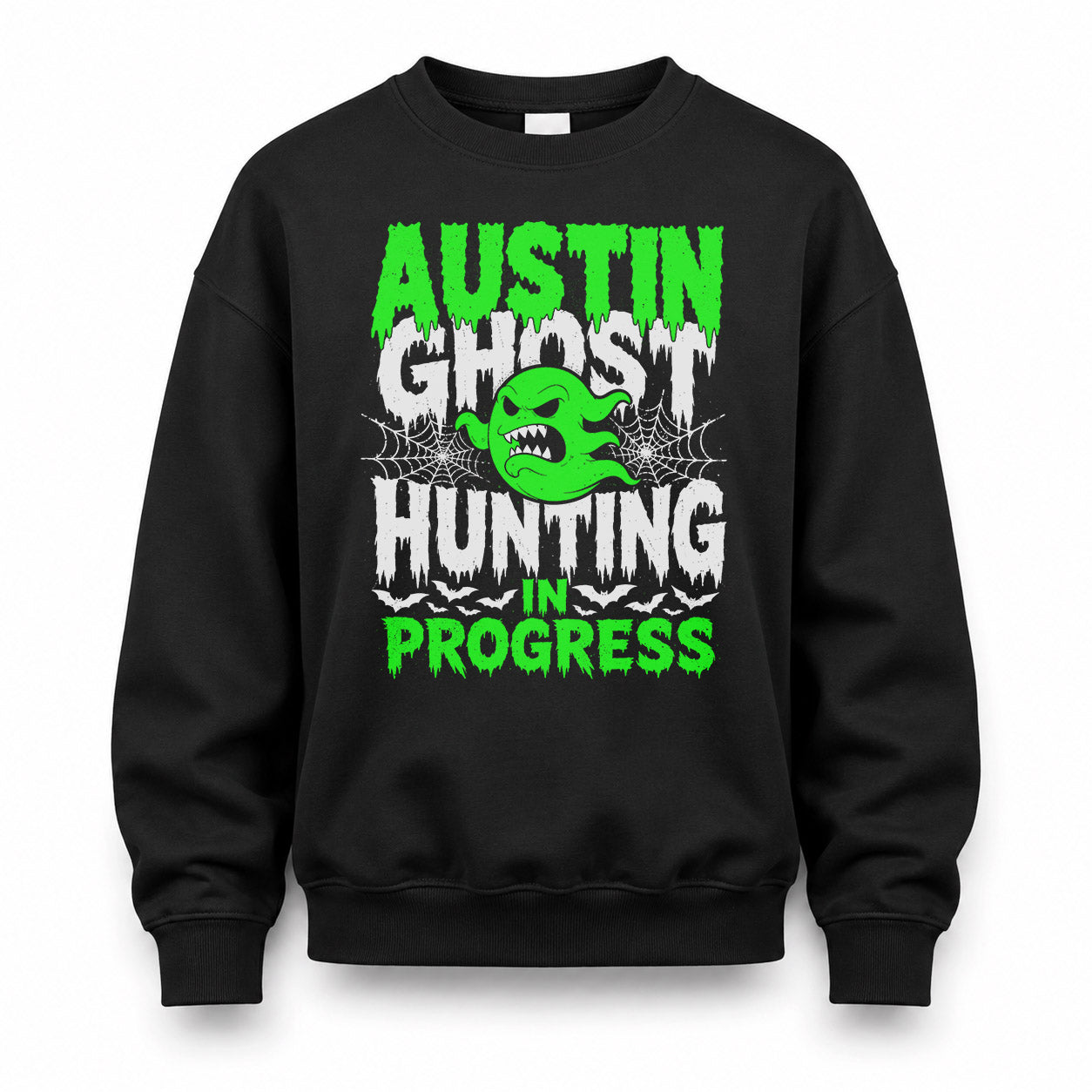AUSTIN HW22-K06-109 - NAME Ghost Hunting In Progress Personalized Halloween Shirt