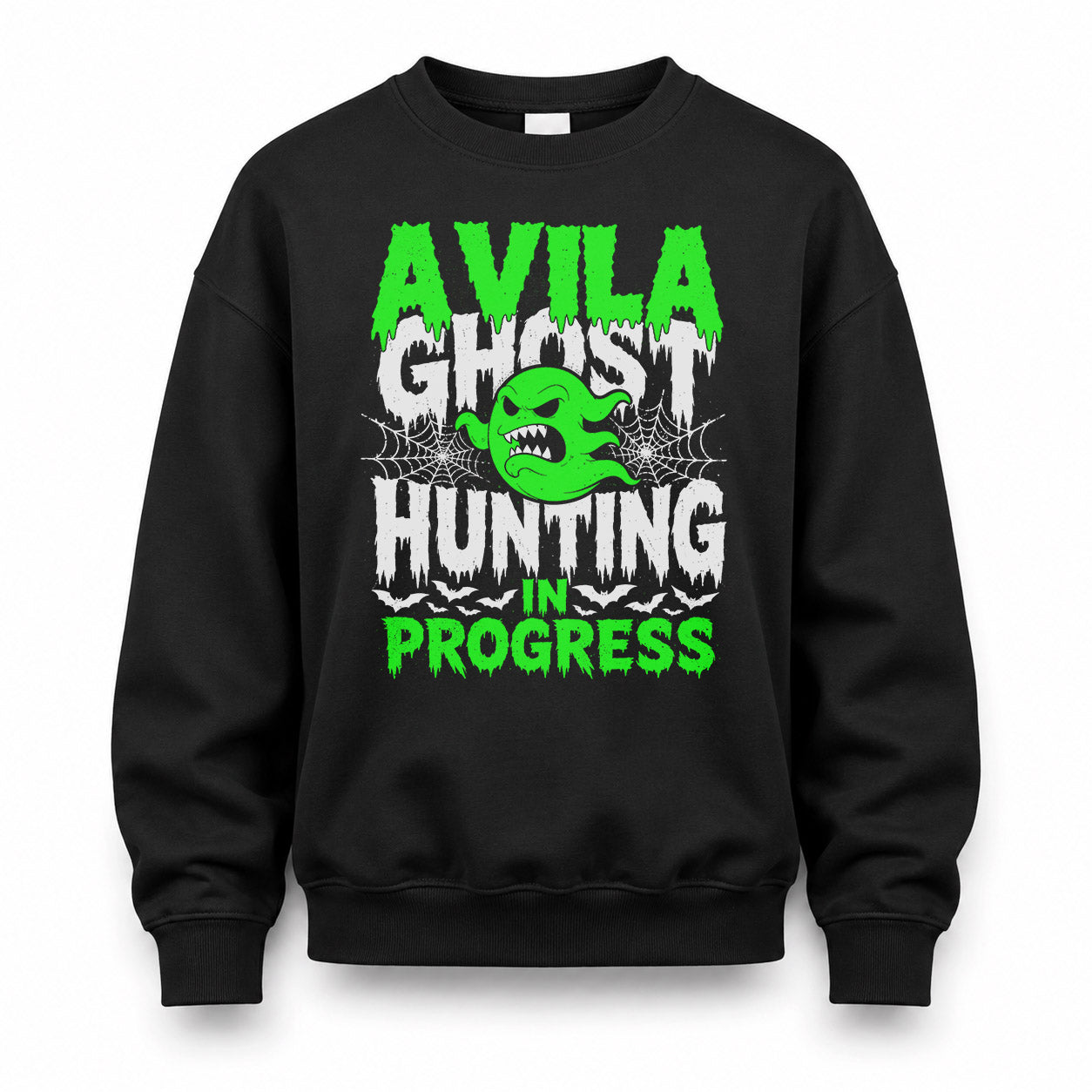 AVILA HW22-K06-109 - NAME Ghost Hunting In Progress Personalized Halloween Shirt