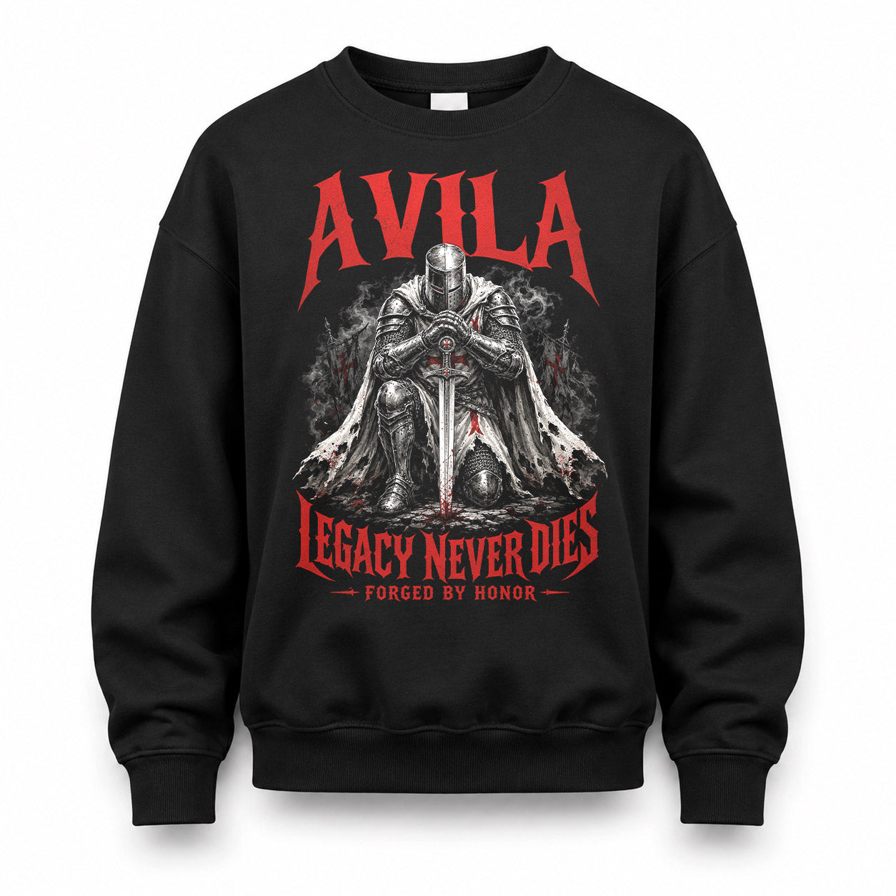 AVILA HS90-K04-109 - NAME Legacy Never Dies Forged By Honor Personalized Knight