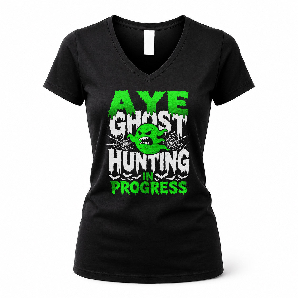 AYE HW22-K06-109 - NAME Ghost Hunting In Progress Personalized Halloween Shirt