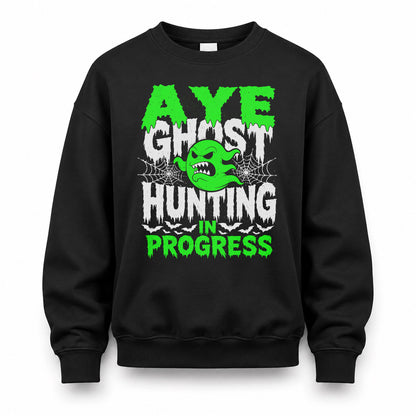 AYE HW22-K06-109 - NAME Ghost Hunting In Progress Personalized Halloween Shirt