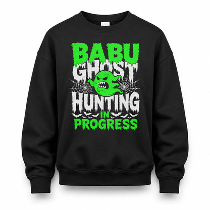 BABU HW22-K06-109 - NAME Ghost Hunting In Progress Personalized Halloween Shirt