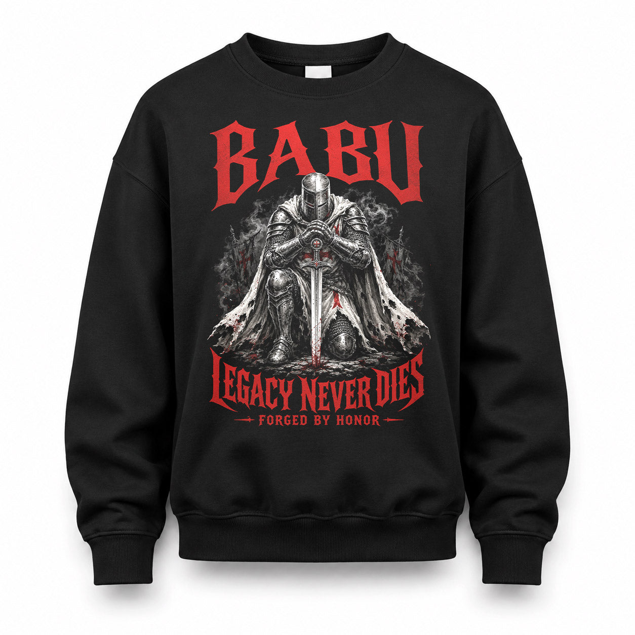 BABU HS90-K04-109 - NAME Legacy Never Dies Forged By Honor Personalized Knight