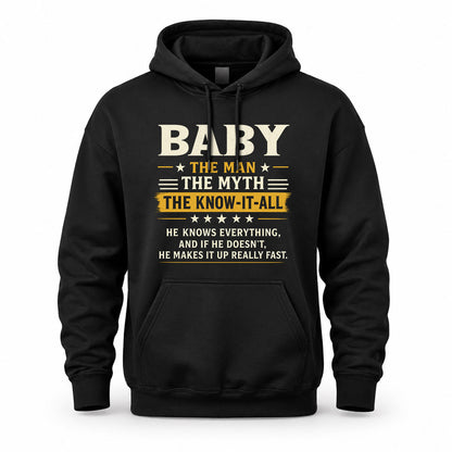 BABY TM90-K04-125 - NAME Legendary Know-It-All Personalized Funny Shirt