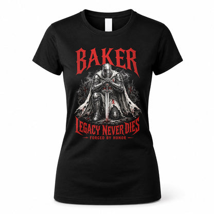 BAKER HS90-K04-109 - NAME Legacy Never Dies Forged By Honor Personalized Knight