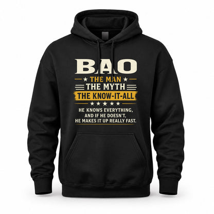 BAO TM90-K04-125 - NAME Legendary Know-It-All Personalized Funny Shirt