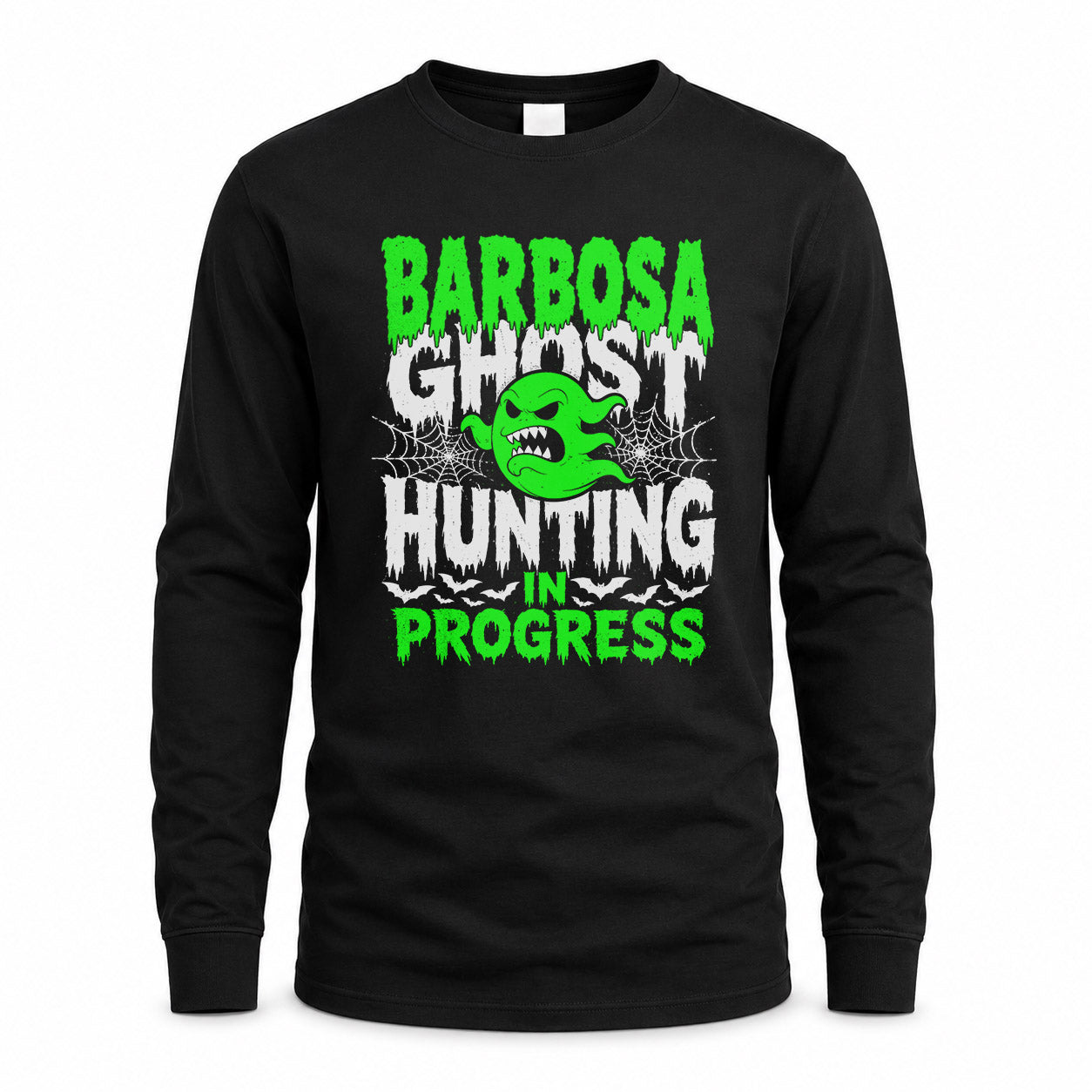 BARBOSA HW22-K06-109 - NAME Ghost Hunting In Progress Personalized Halloween Shirt