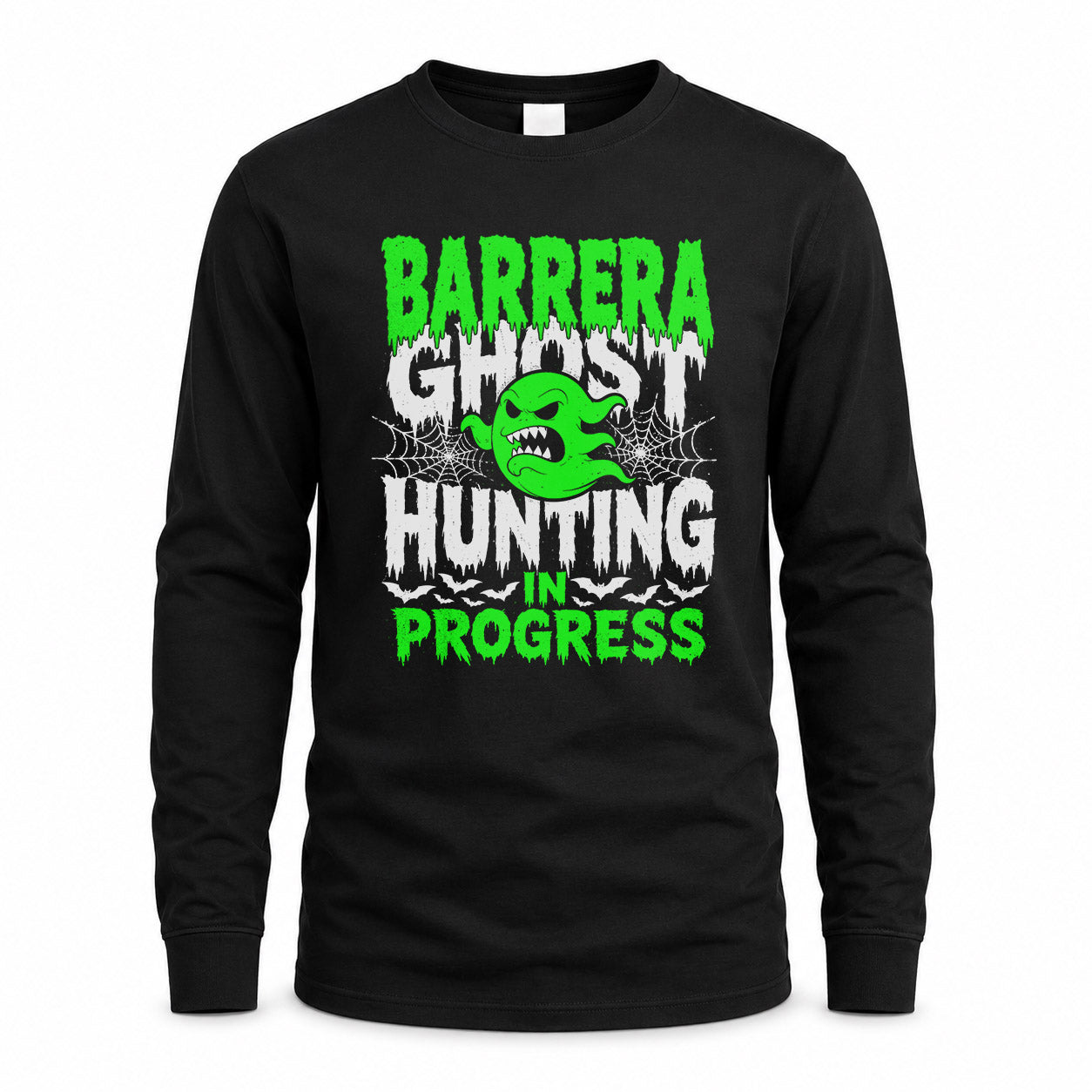BARRERA HW22-K06-109 - NAME Ghost Hunting In Progress Personalized Halloween Shirt