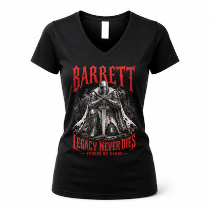 BARRETT HS90-K04-109 - NAME Legacy Never Dies Forged By Honor Personalized Knight