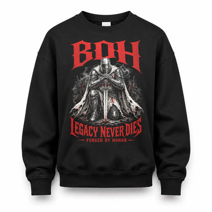 BDH HS90-K04-109 - NAME Legacy Never Dies Forged By Honor Personalized Knight