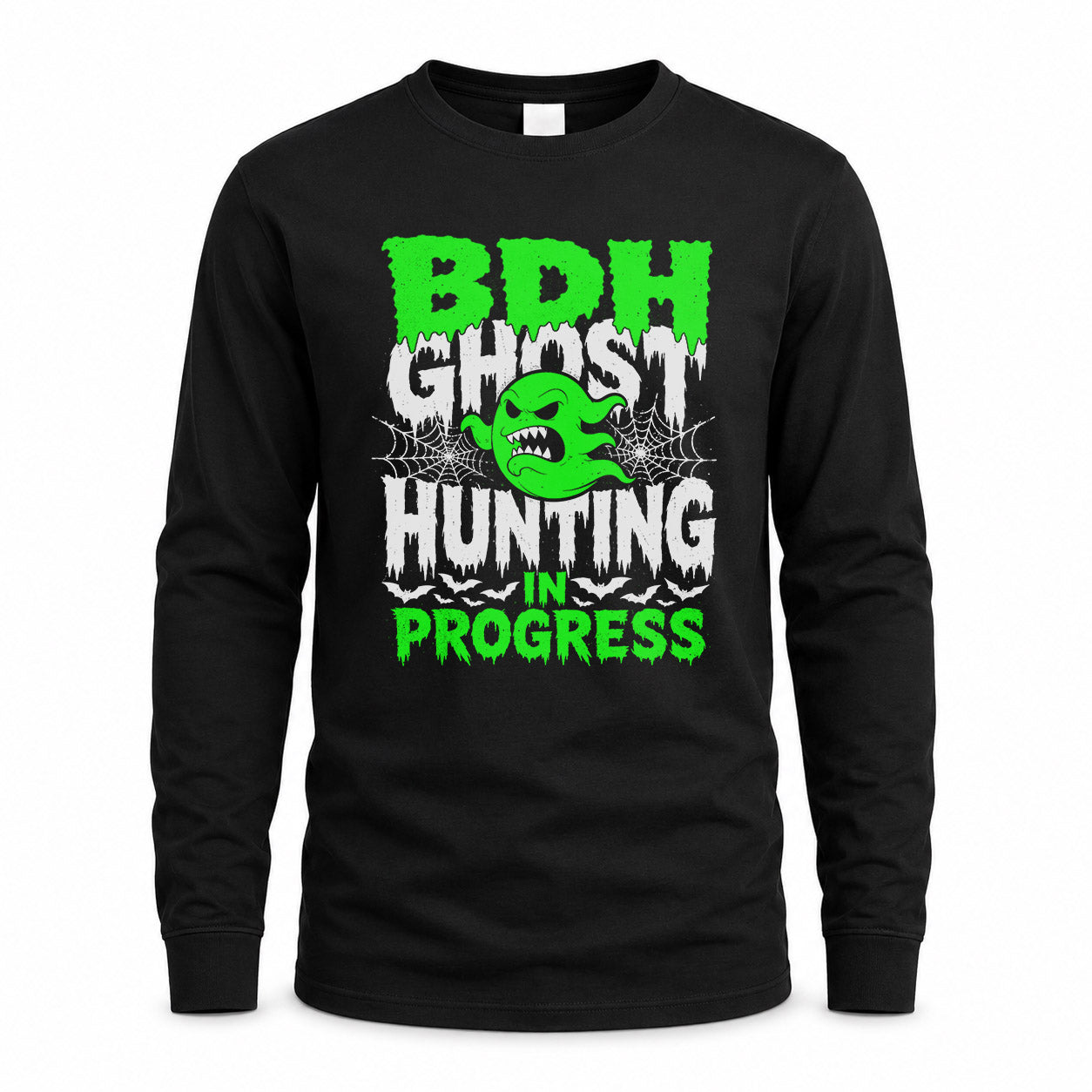 BDH HW22-K06-109 - NAME Ghost Hunting In Progress Personalized Halloween Shirt