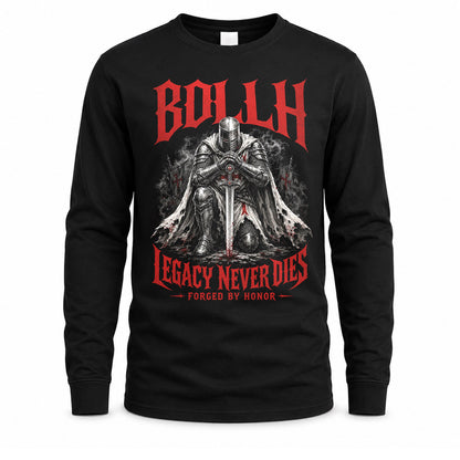 BDLLH HS90-K04-109 - NAME Legacy Never Dies Forged By Honor Personalized Knight
