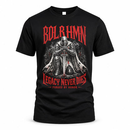BDLRHMN HS90-K04-109 - NAME Legacy Never Dies Forged By Honor Personalized Knight