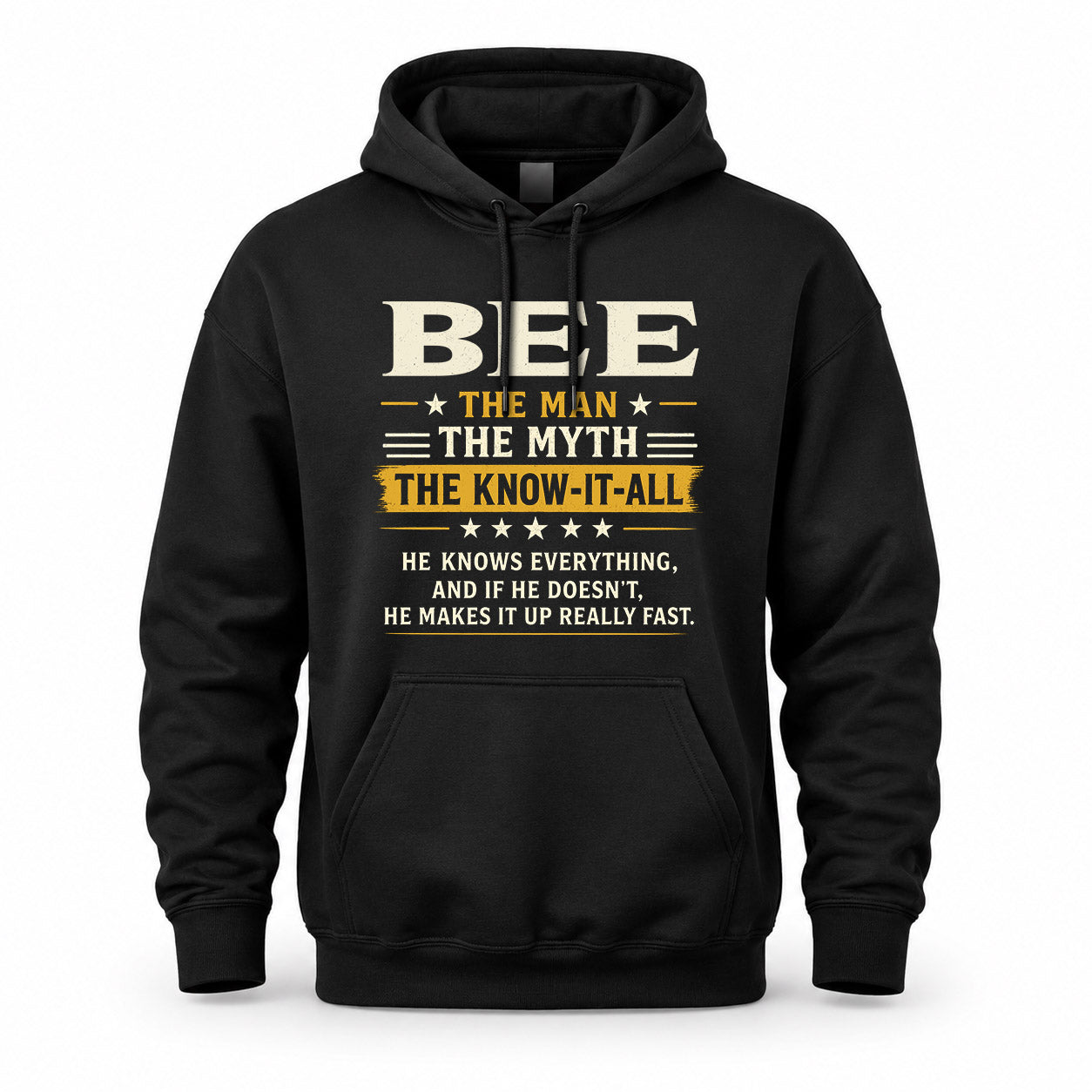 BEE TM90-K04-125 - NAME Legendary Know-It-All Personalized Funny Shirt