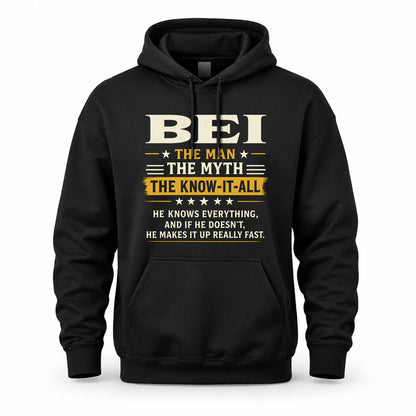 BEI TM90-K04-125 - NAME Legendary Know-It-All Personalized Funny Shirt