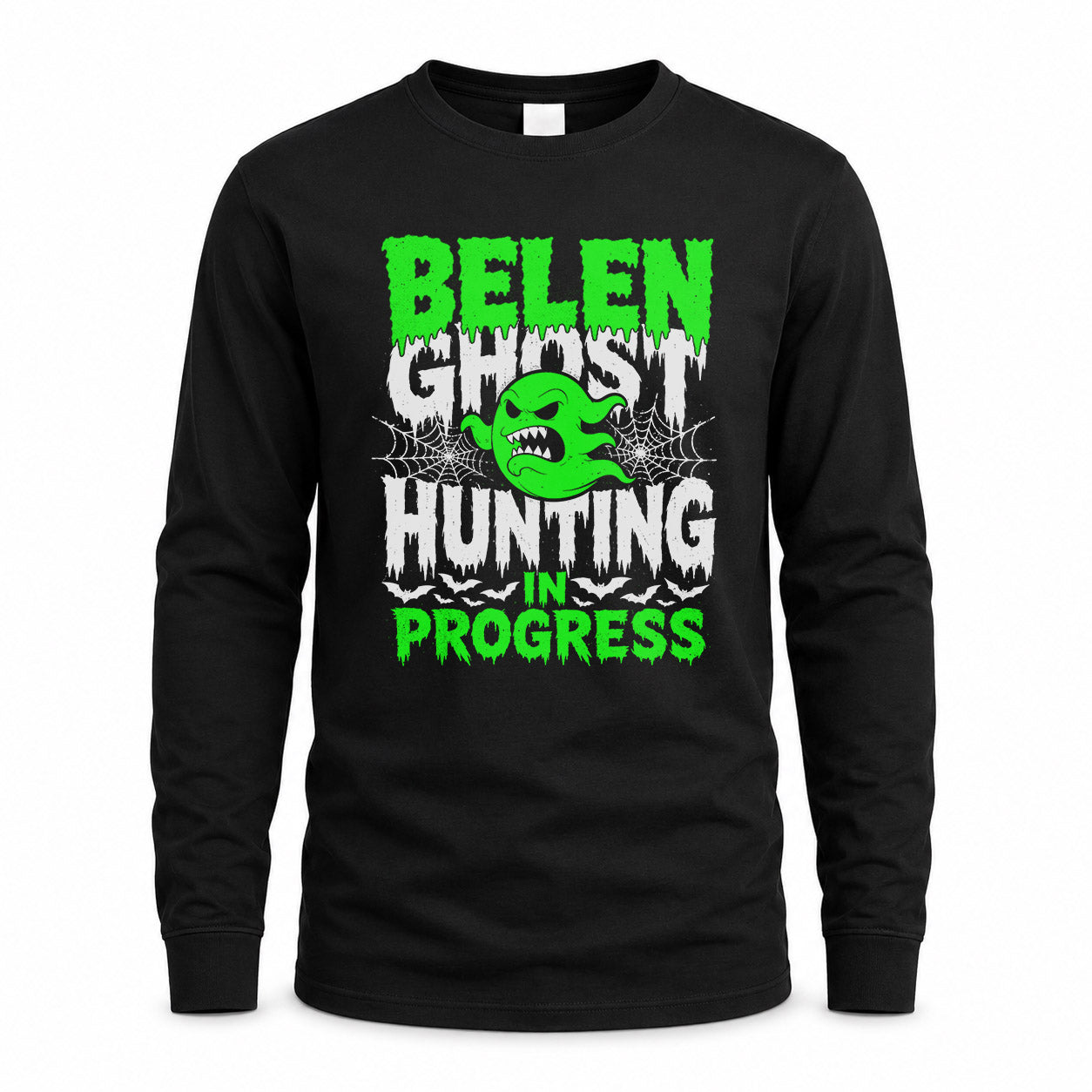 BELEN HW22-K06-109 - NAME Ghost Hunting In Progress Personalized Halloween Shirt