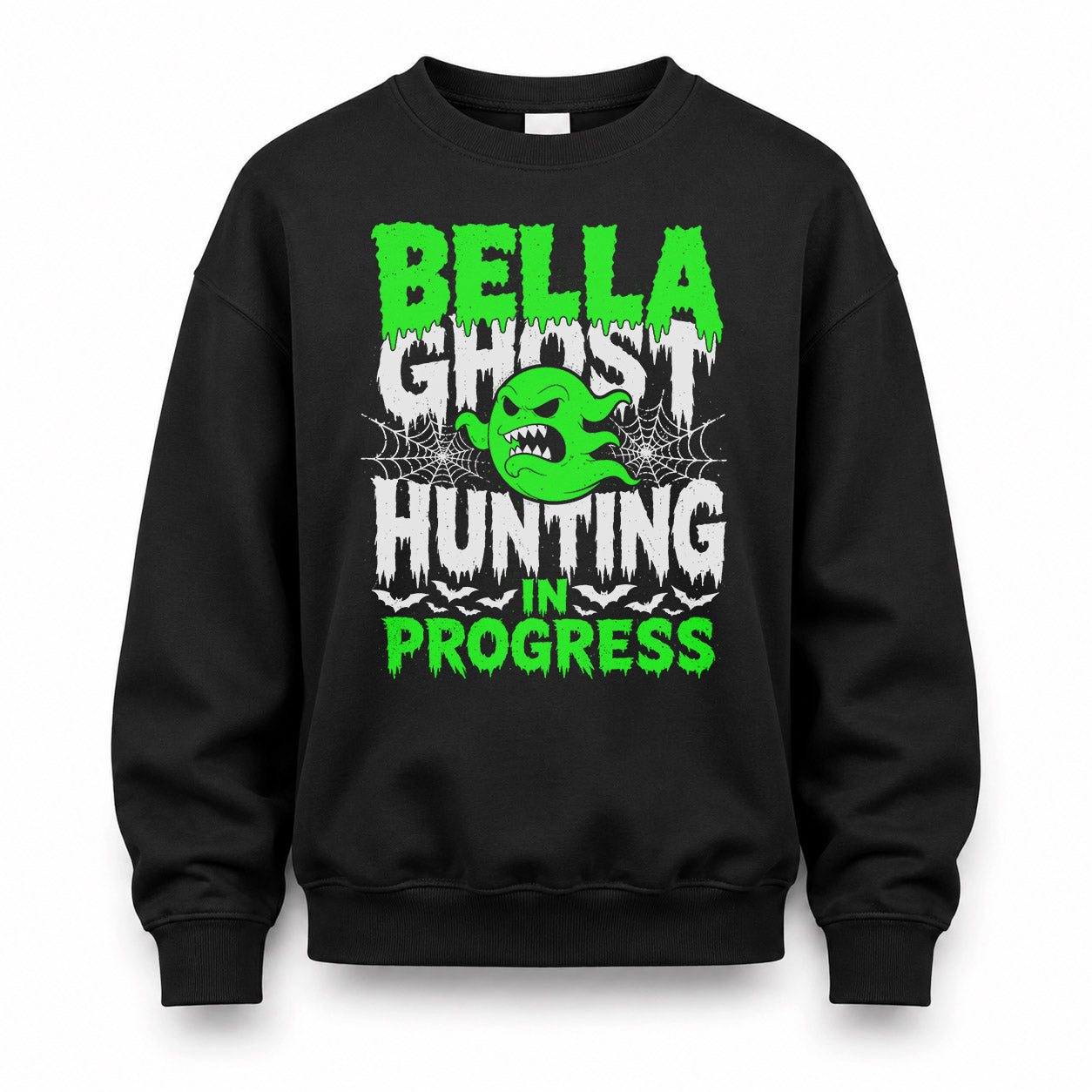 BELLA HW22-K06-109 - NAME Ghost Hunting In Progress Personalized Halloween Shirt