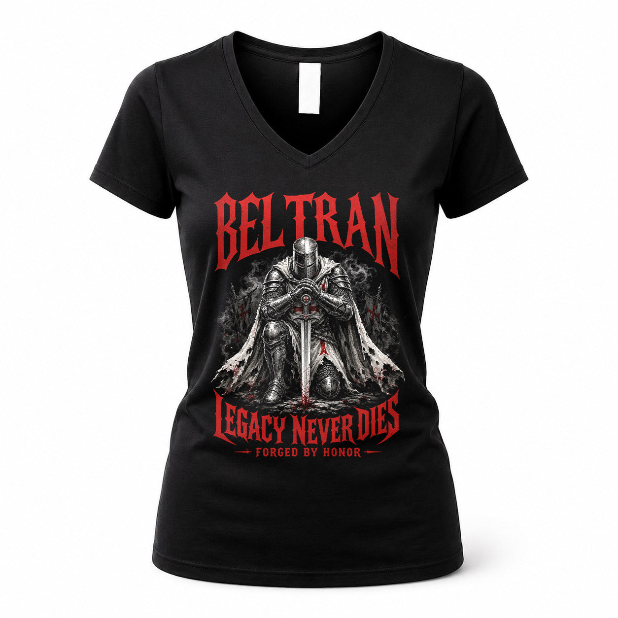 BELTRAN HS90-K04-109 - NAME Legacy Never Dies Forged By Honor Personalized Knight