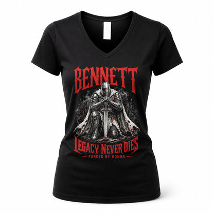 BENNETT HS90-K04-109 - NAME Legacy Never Dies Forged By Honor Personalized Knight