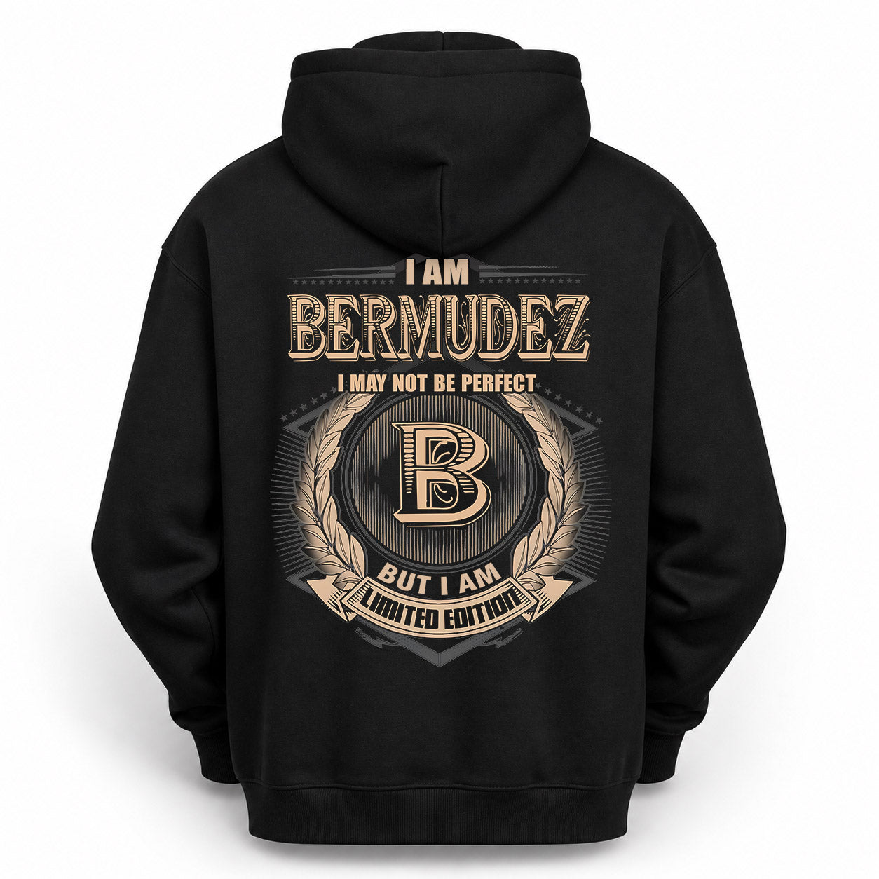 BERMUDEZ PH55-T25-Personalized Name Quote Apparel “I Am NAME May Not Be Perfect But I Am Limited Edition”