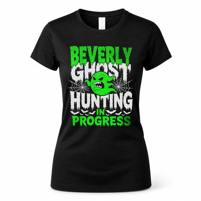 BEVERLY HW22-K06-109 - NAME Ghost Hunting In Progress Personalized Halloween Shirt