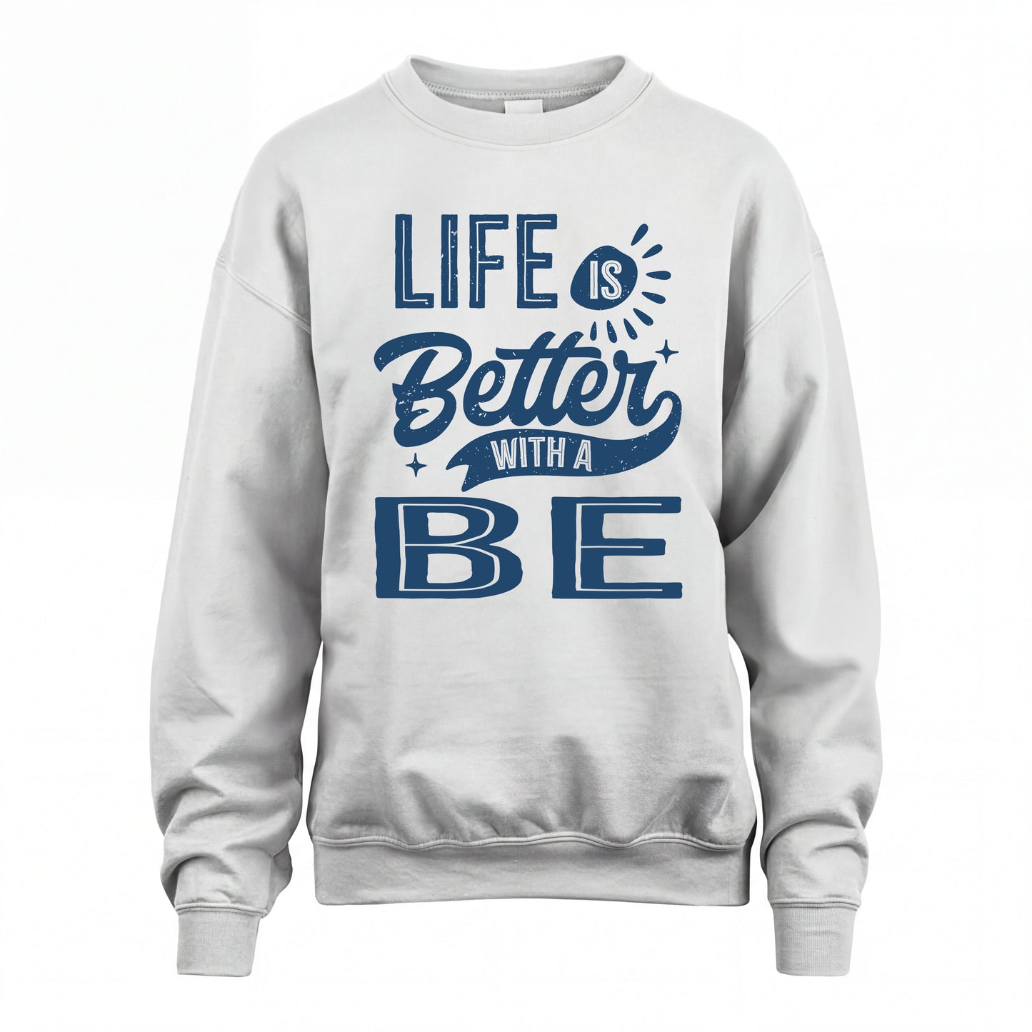 BE HH88-K2–Personalized Name Quote T-Shirt Life Is Better With Unisex Gift