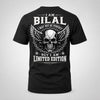 BILAL P01-K24-229 – Personalized Skull Graphic Apparel “I Am NAME I May Not Be Perfect But I Am Limited Edition”