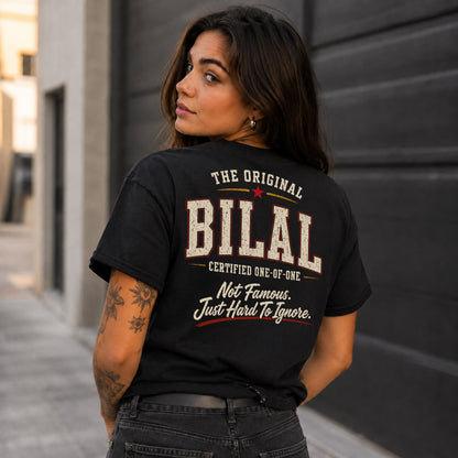 BILAL W68-F2-168 – Personalized Original Issue Apparel “The Original NAME Certified One-of-One"