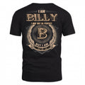 BILLY PH55-T25-Personalized Name Quote Apparel “I Am NAME May Not Be Perfect But I Am Limited Edition”