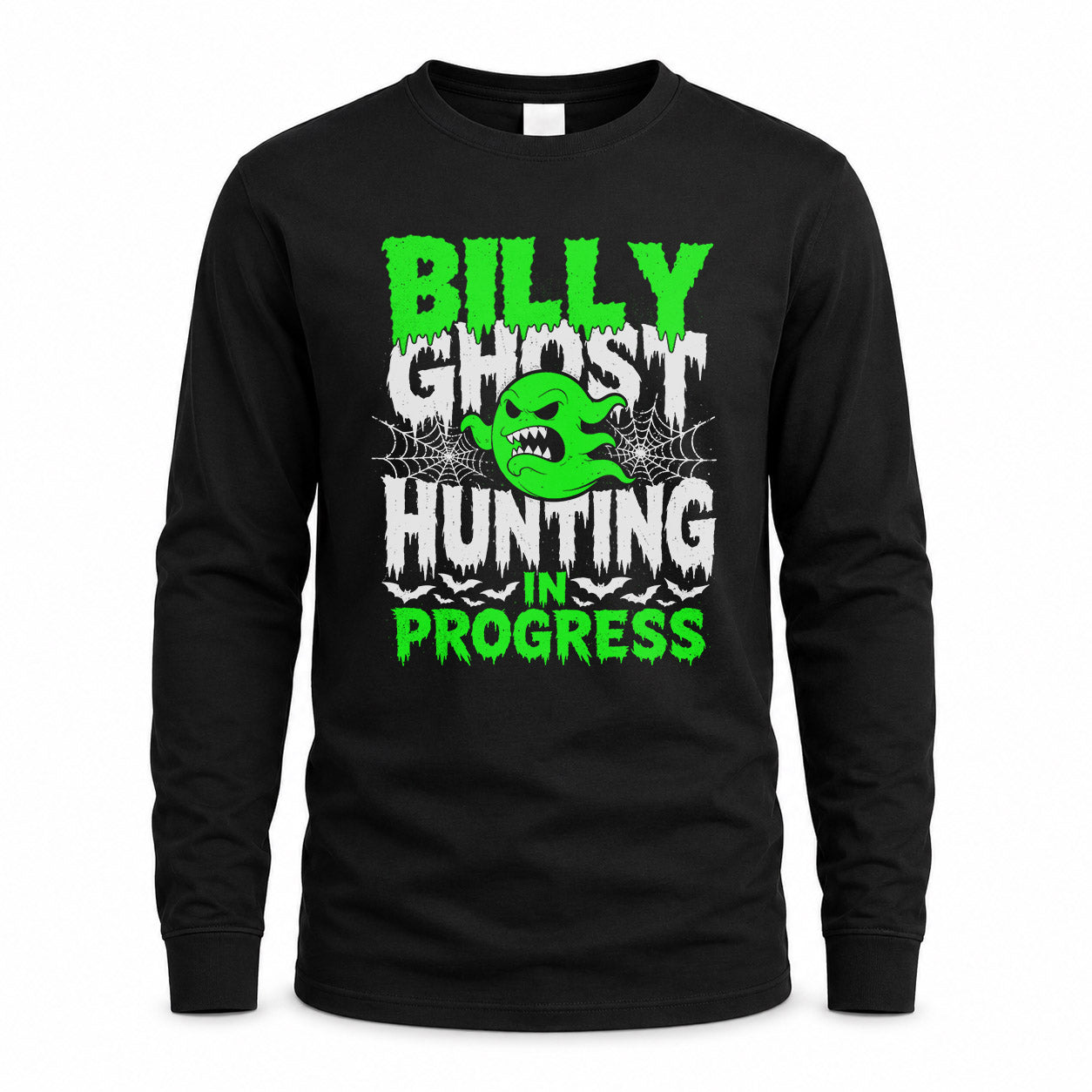 BILLY HW22-K06-109 - NAME Ghost Hunting In Progress Personalized Halloween Shirt