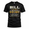 BILL TM90-K04-125 - NAME Legendary Know-It-All Personalized Funny Shirt