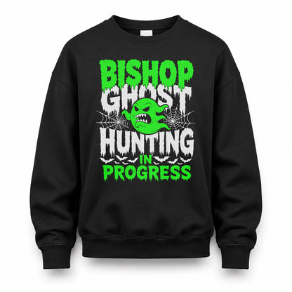 BISHOP HW22-K06-109 - NAME Ghost Hunting In Progress Personalized Halloween Shirt