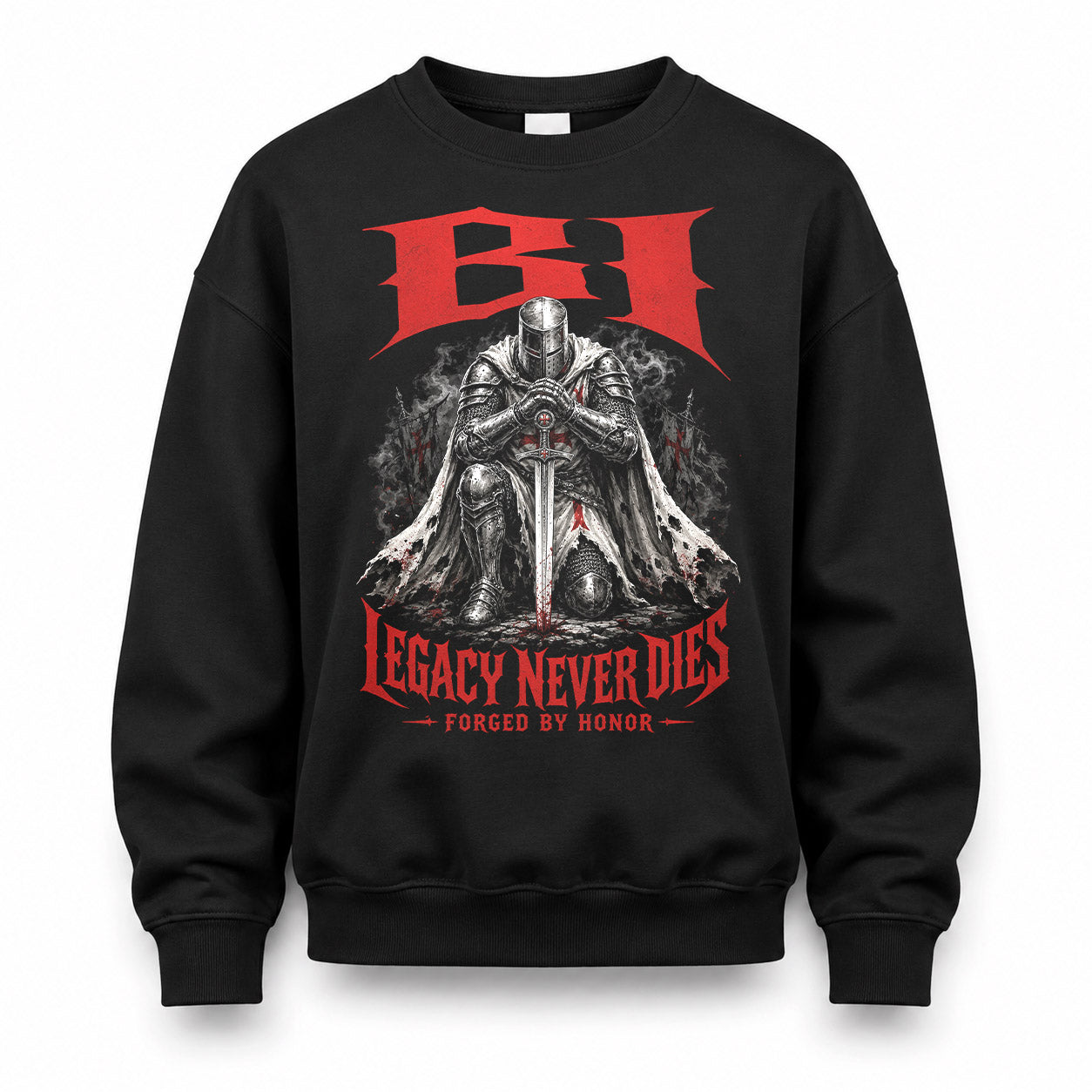 BI HS90-K04-109 - NAME Legacy Never Dies Forged By Honor Personalized Knight