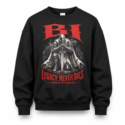 BI HS90-K04-109 - NAME Legacy Never Dies Forged By Honor Personalized Knight