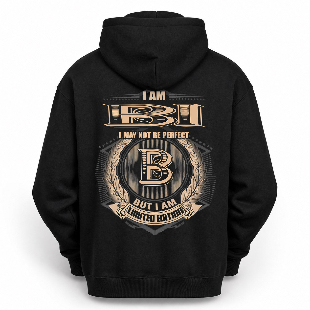 BI PH55-T25-Personalized Name Quote Apparel “I Am NAME May Not Be Perfect But I Am Limited Edition”