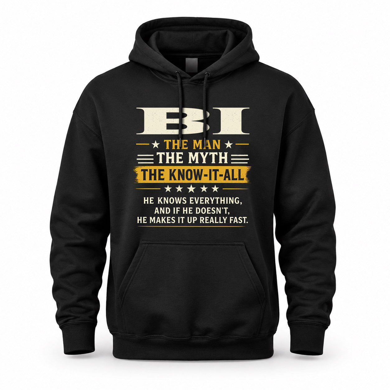 BI TM90-K04-125 - NAME Legendary Know-It-All Personalized Funny Shirt